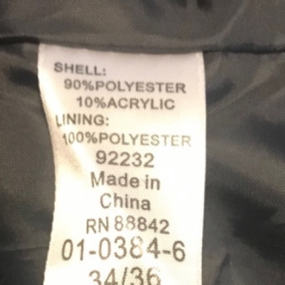 NWOT Woman Within grey button down fleece jacket - Picture 7 of 9